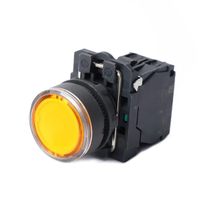 Кнопка желтая RSA-XB5-SBL-Y, c подсветкой, УХЛ1.1, IP65, 1NC
